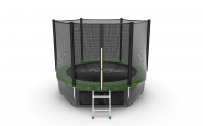 Батут EVO JUMP External 8ft 244 см зеленый внешняя сетка+нижняя сетка
